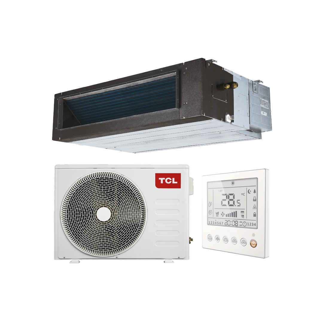 Кондиционер канальный TCL Inverter TCC-24D2HRA/DV(02) без ...