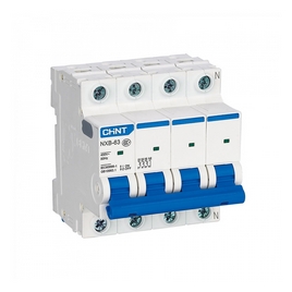 Автоматический выключатель CHINT NXB-63S 4P 50A C 4,5kA