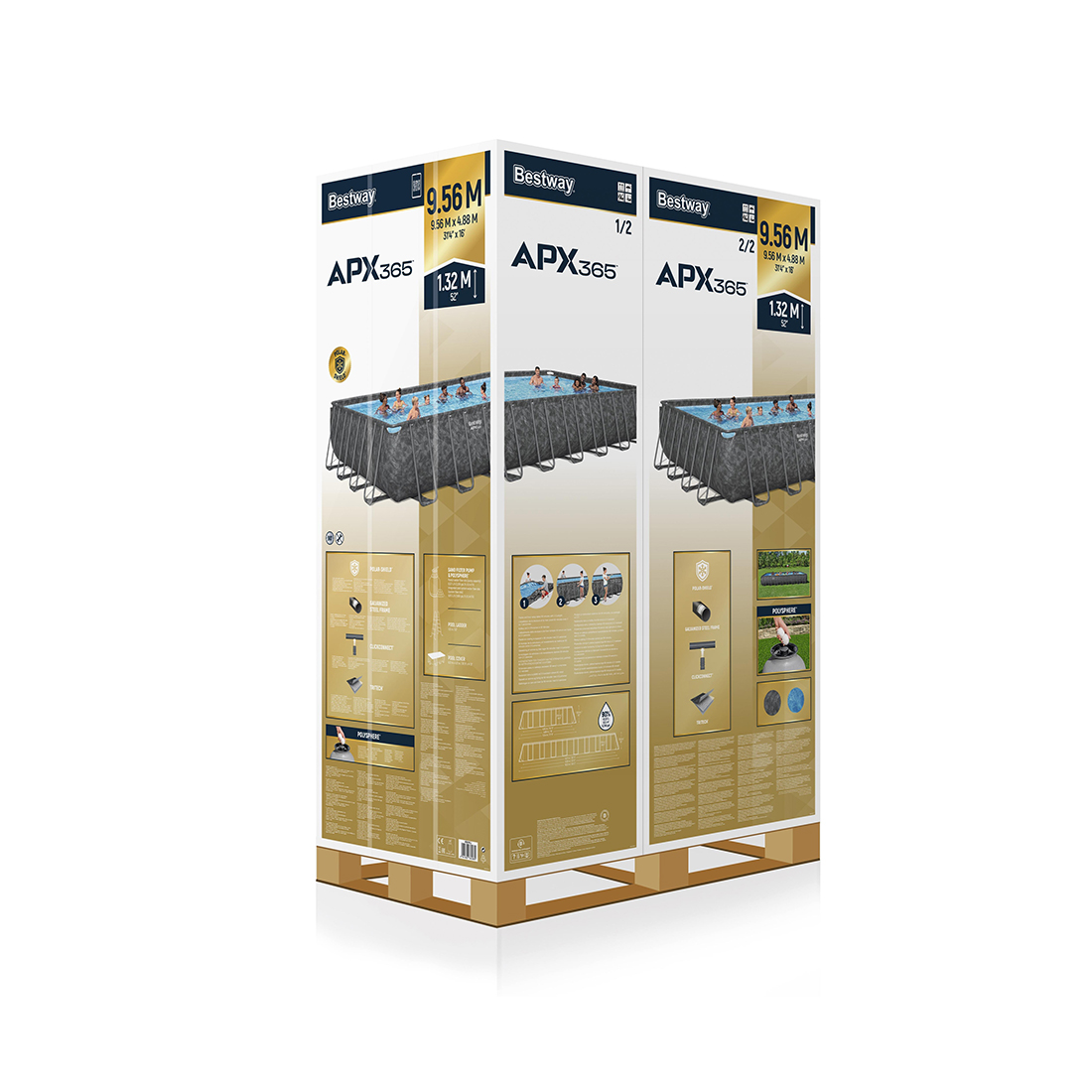 Каркасный бассейн Bestway 561KJ