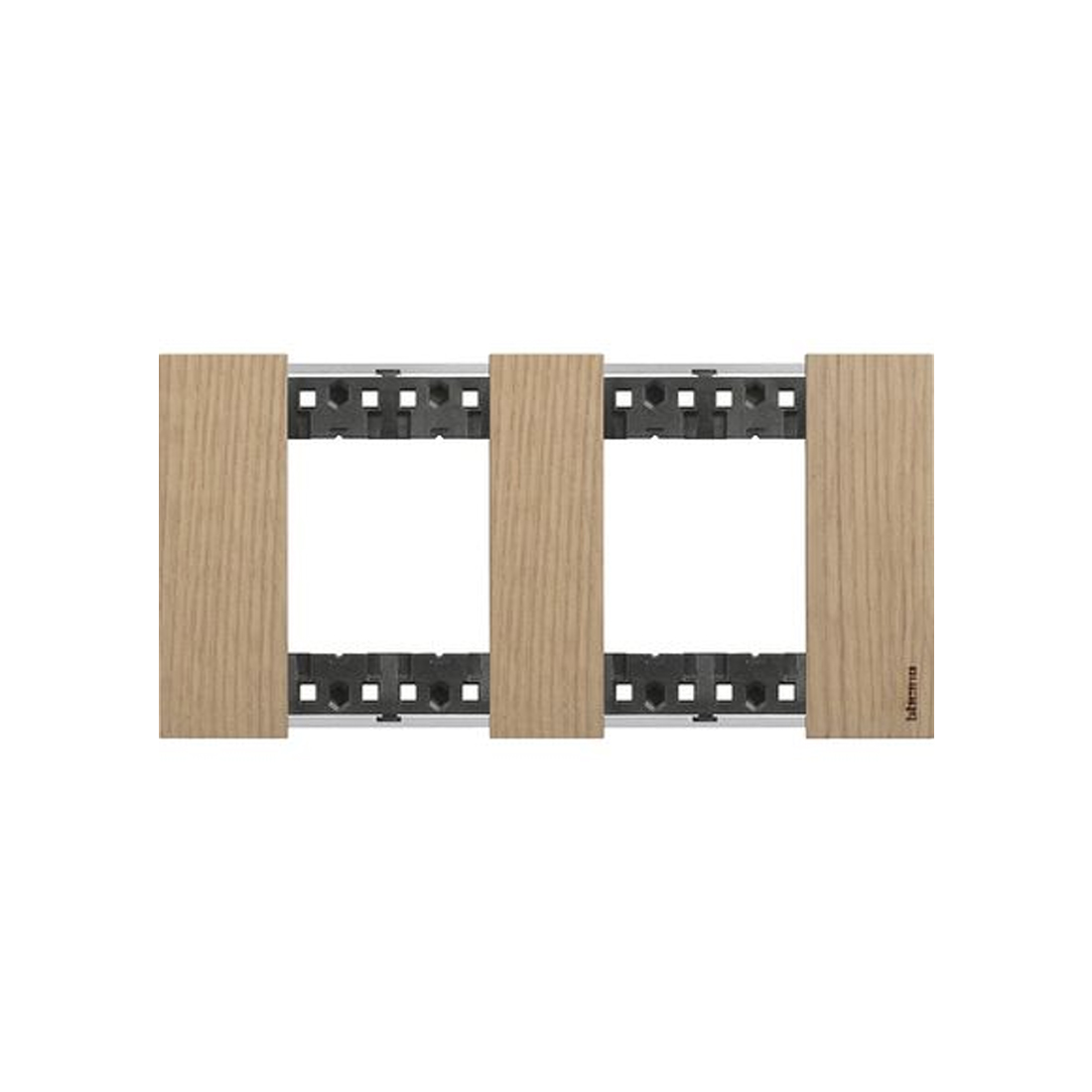 Рамка декоративная Bticino KA4802M2LM Living Now 2 поста (2+2 модуля) Дуб