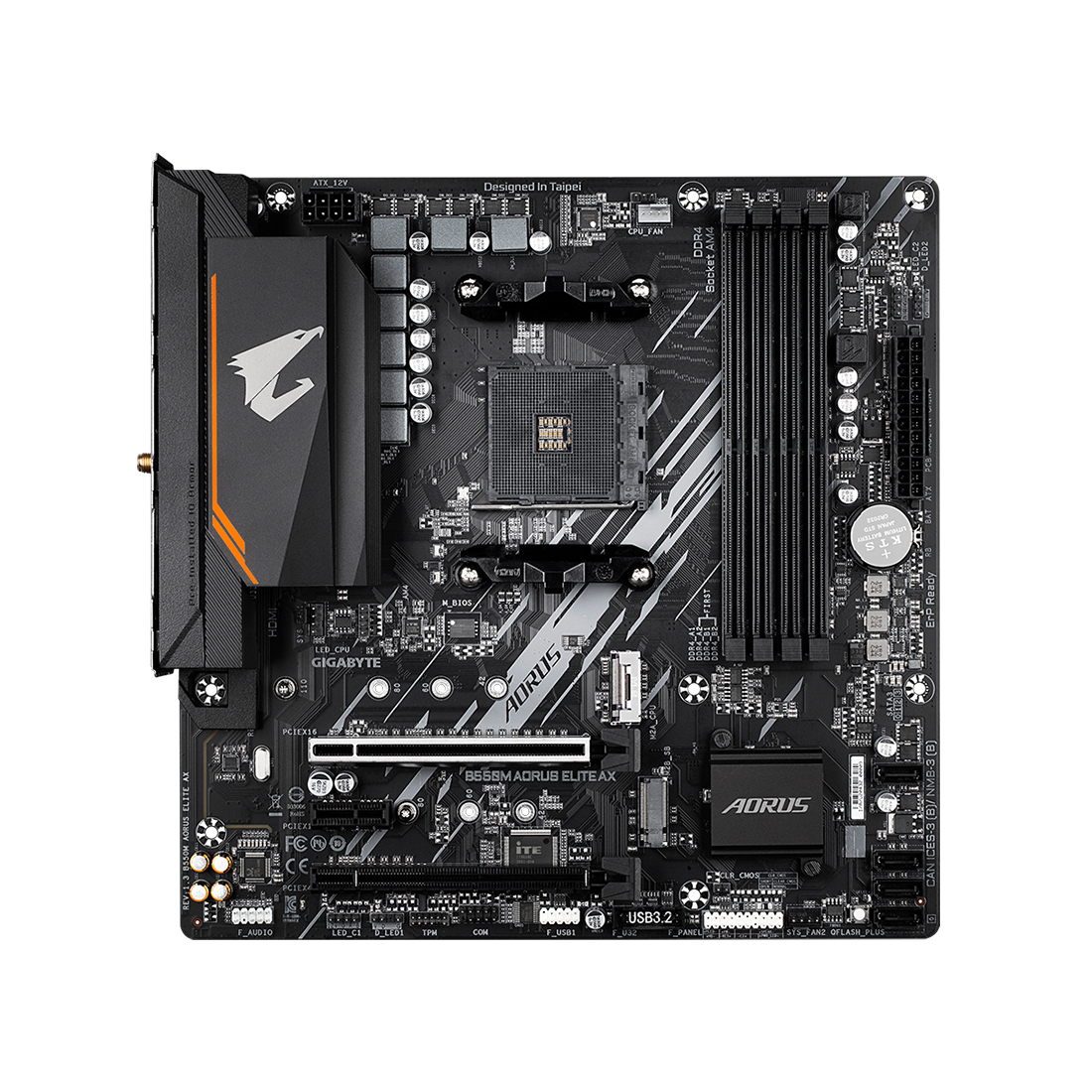 Материнская плата Gigabyte B550M AORUS ELITE AX