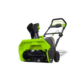 Снегоуборщик аккумуляторный Greenworks 2600607, 40V, 51 см, бесщеточный, с 1хАКБ 4 Ач и ЗУ