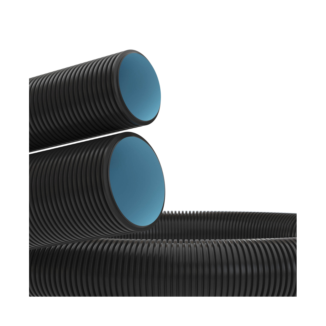 Двустенная труба ПНД DKC 151950 гибкая для открытой прокладки д.50мм с протяжкой