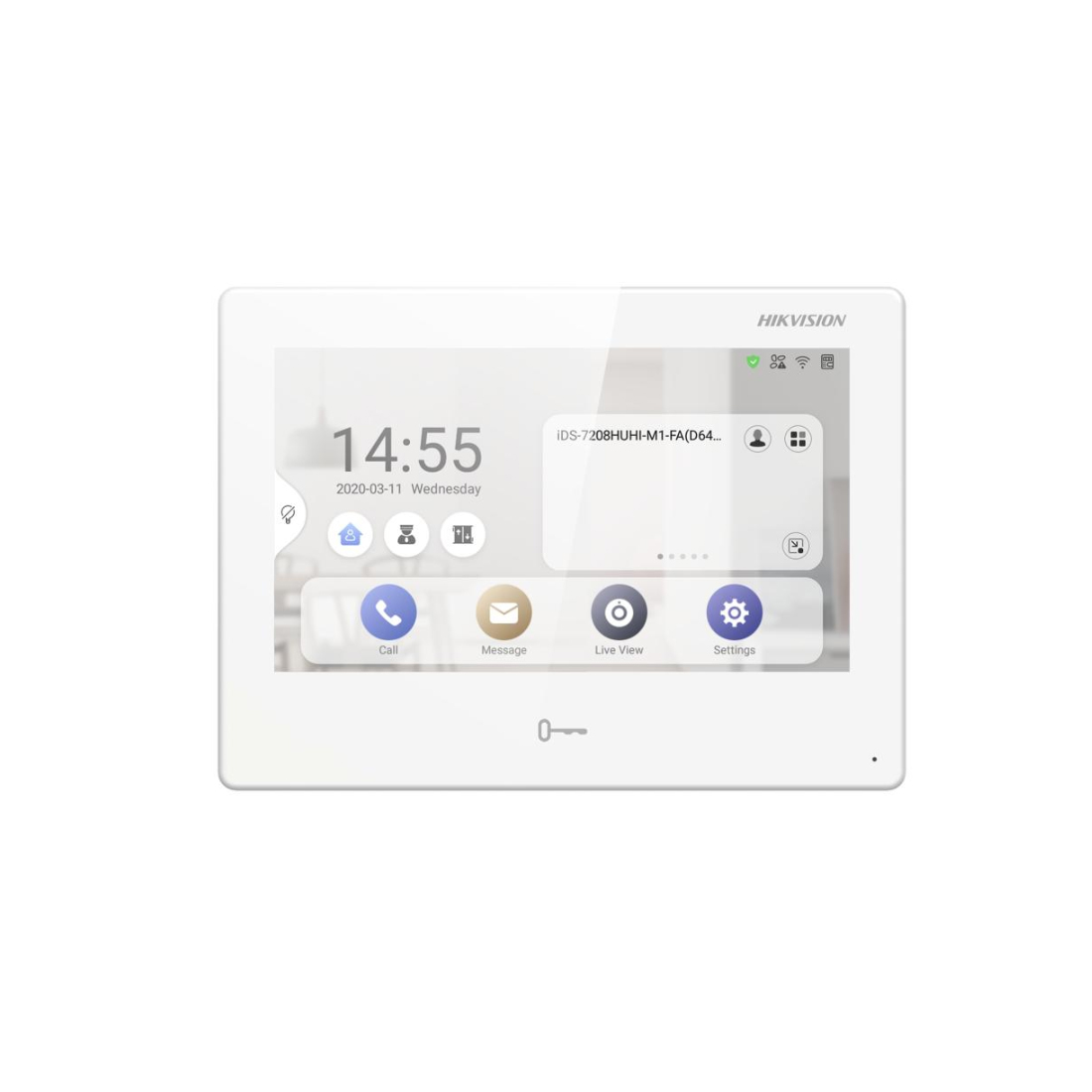 Монитор домофона Hikvision DS-KH9310-WTE1(B)