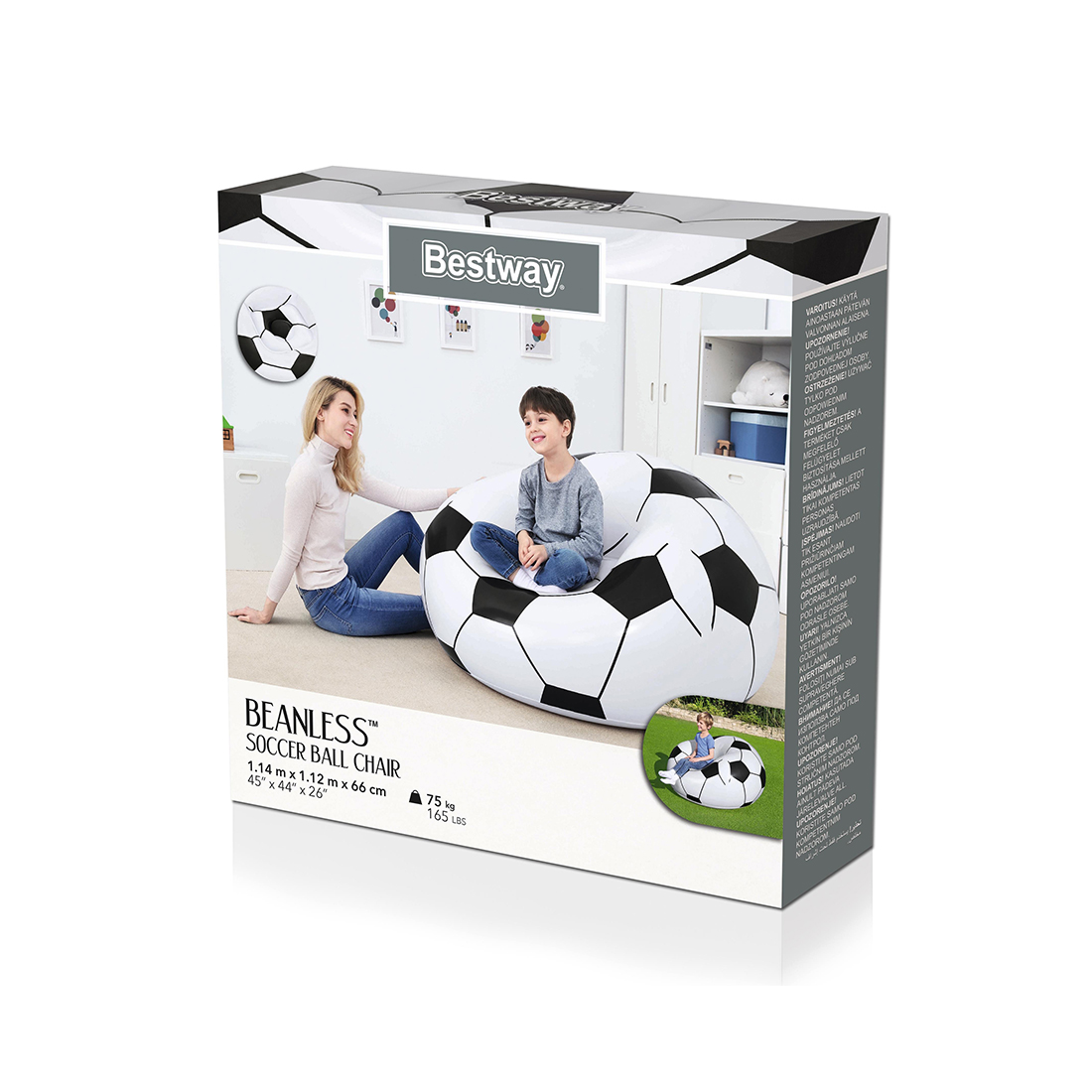 Кресло надувное Bestway 75010