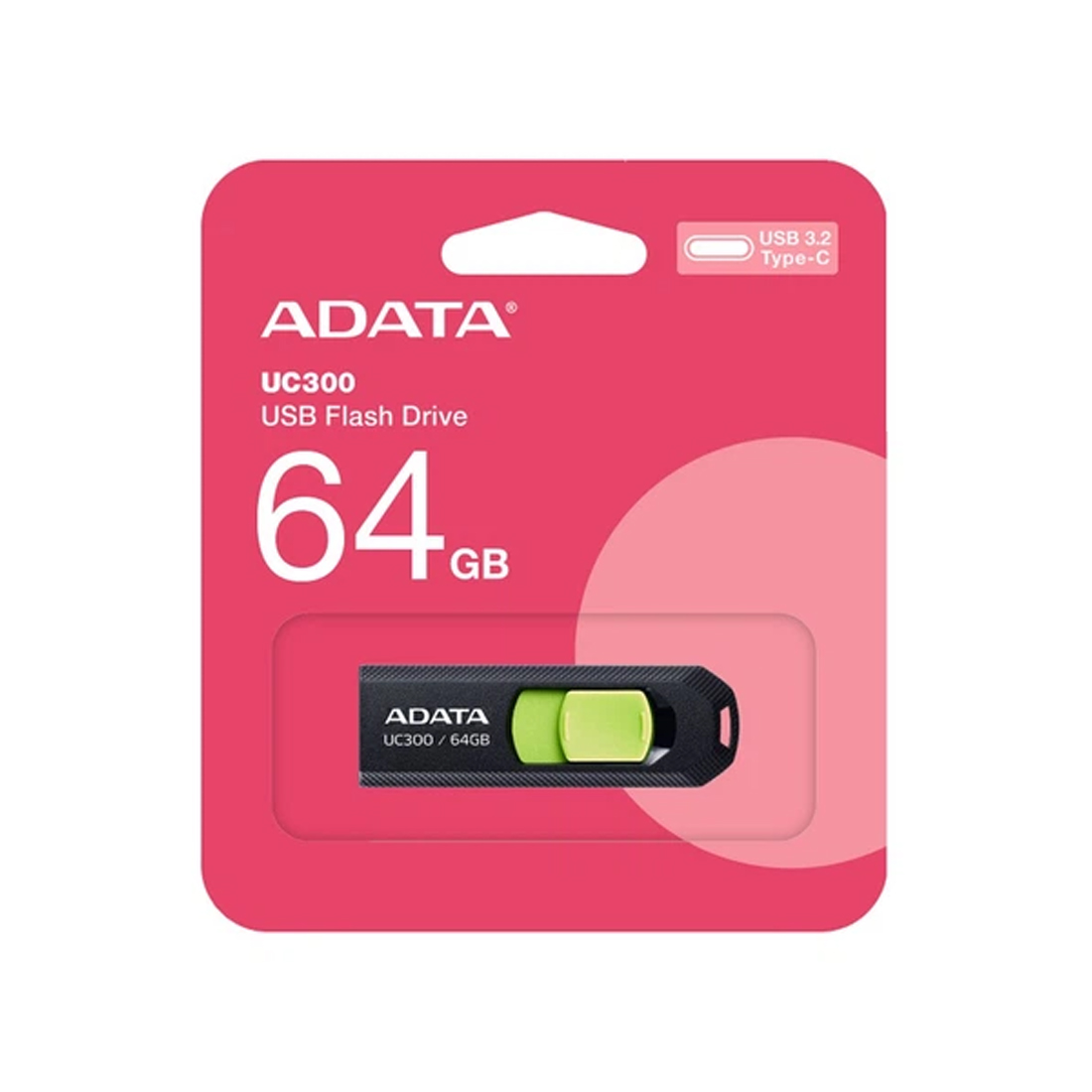 USB-накопитель ADATA ACHO-UC300-64G-RBK/GN 64GB