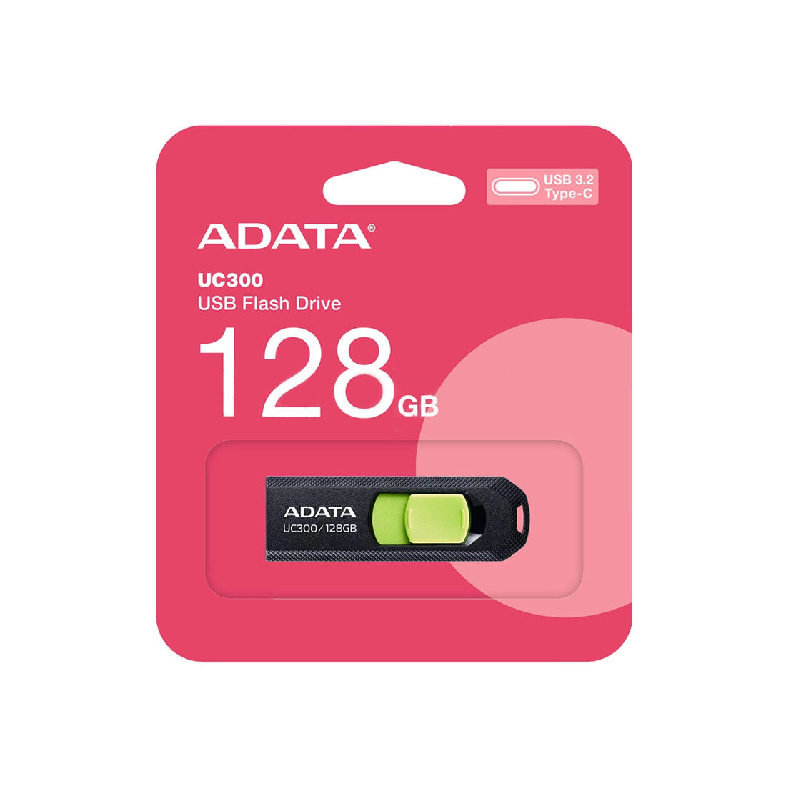 USB-накопитель ADATA ACHO-UC300-128G-RBK/GN 128GB