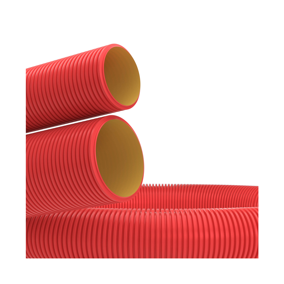 Двустенная труба ПНД DKC 121950 гибкая для кабельной канализации д.50мм с протяжкой