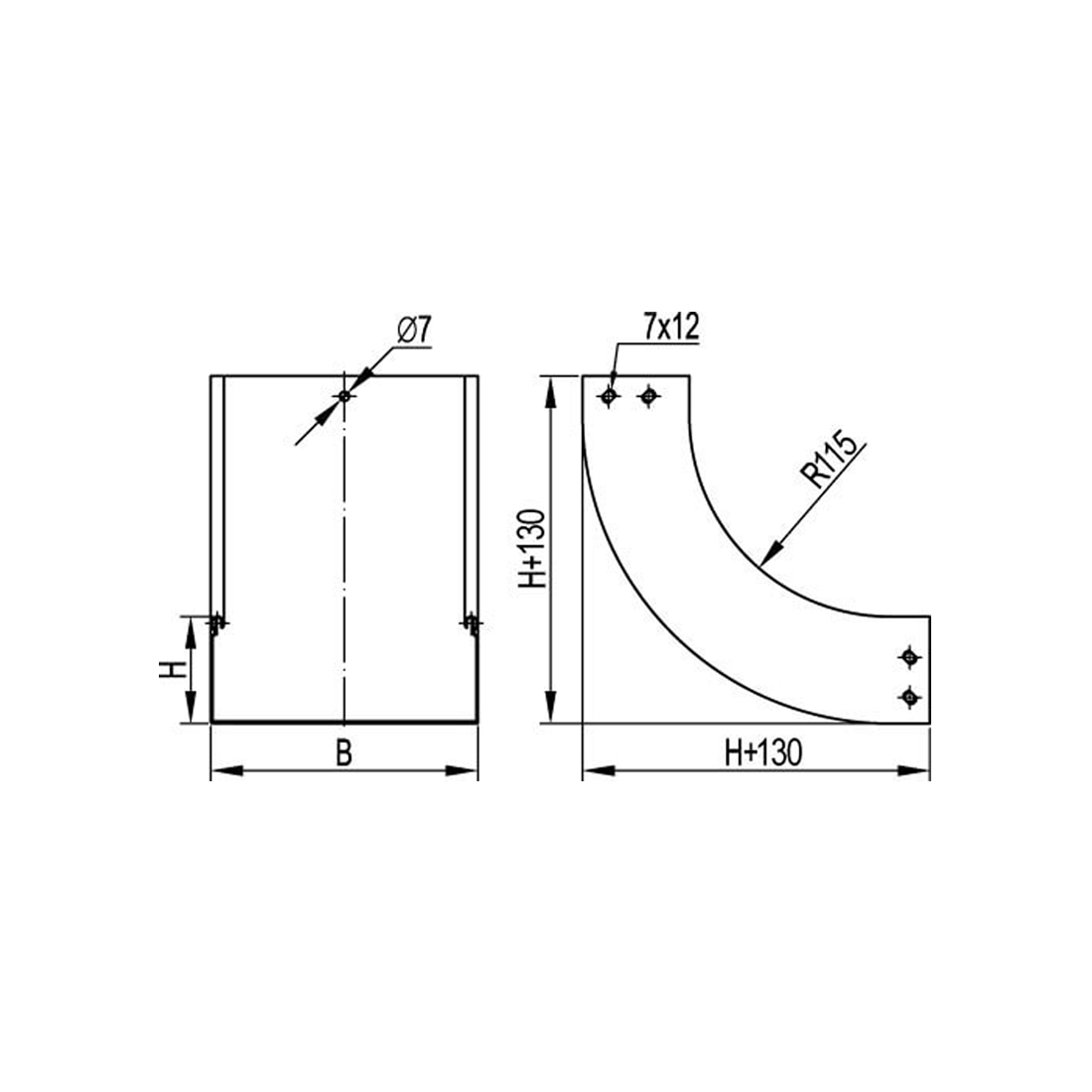 Угол CS 90 вертикальный внутренний 90° DKC 200x100 в комплекте