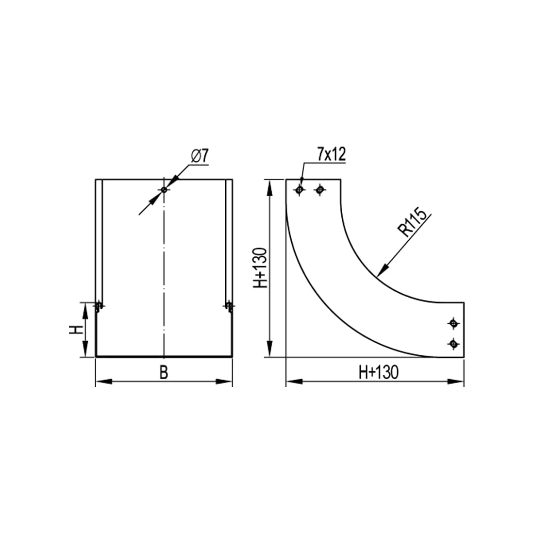 Угол CS 90 вертикальный внутренний 90° DKC 300x100 в комплекте