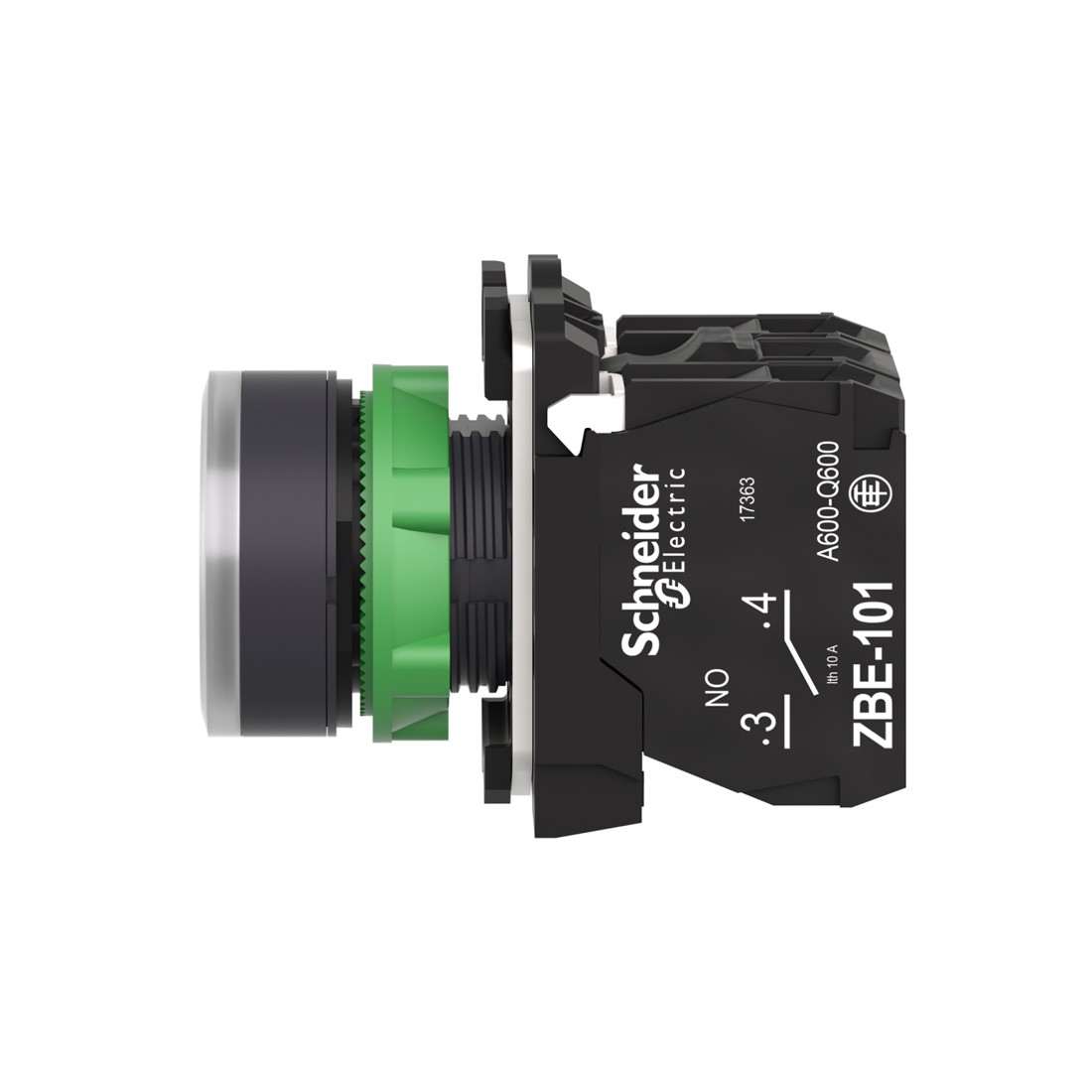 Кнопка SE XB5AW31B5 22мм 24В с подсветкой белая