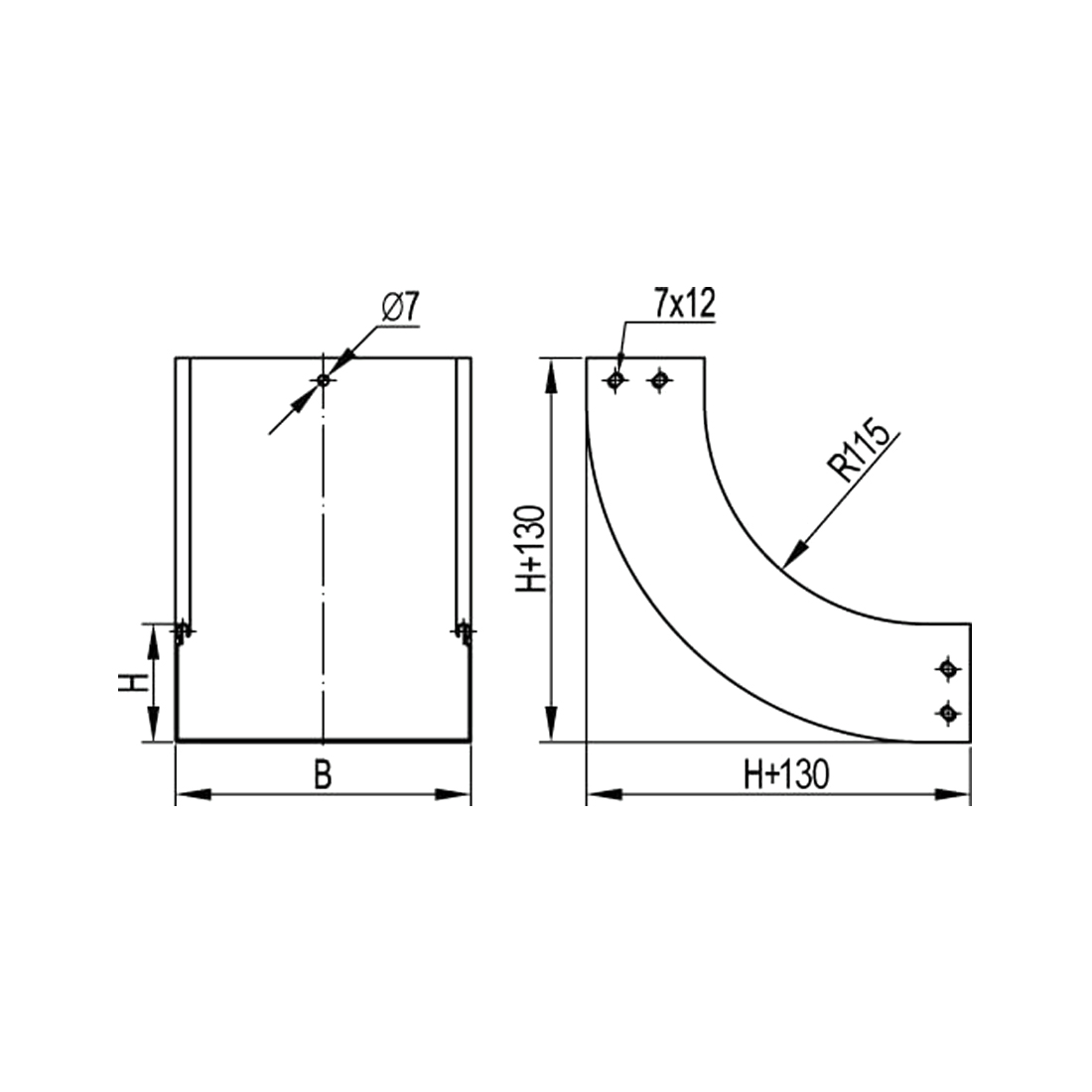 Угол CS 90 вертикальный внутренний 90° DKC 150x100 в комплекте