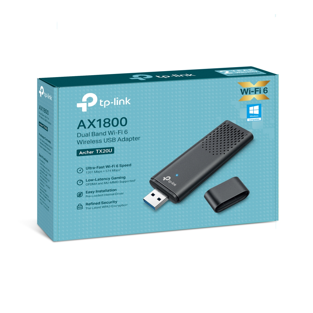 Сетевой USB адаптер TP-Link Archer TX20U Nano