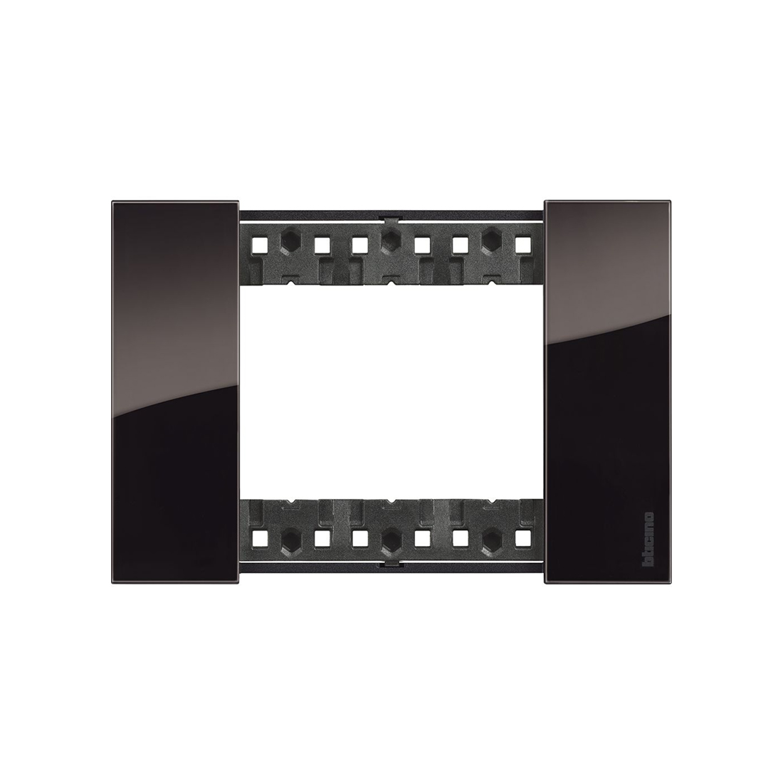 Рамка декоративная Bticino KA4803DG Living Now 3 модуля "Ночь"