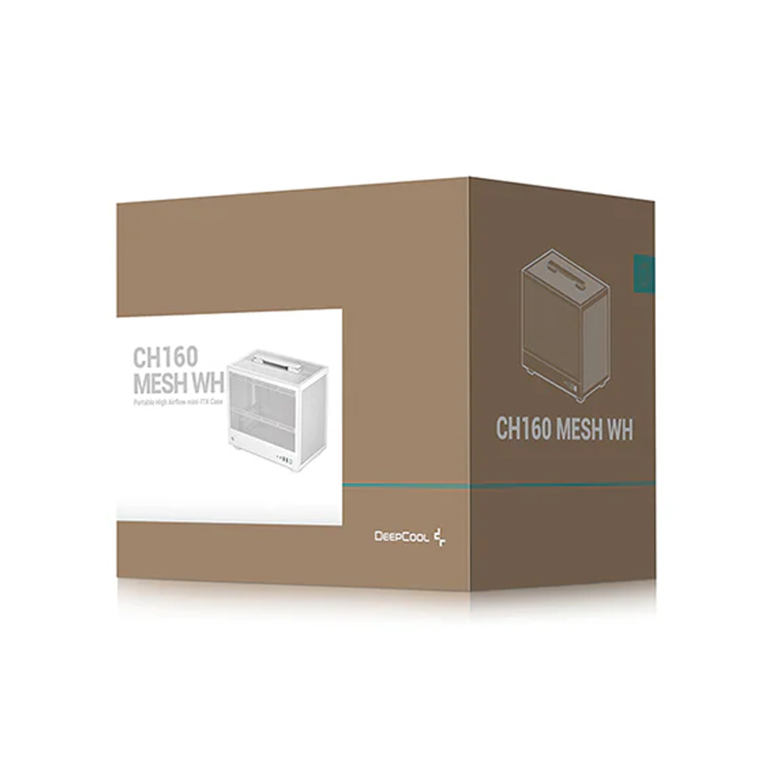 Компьютерный корпус Deepcool CH160 MESH WH без Б/П