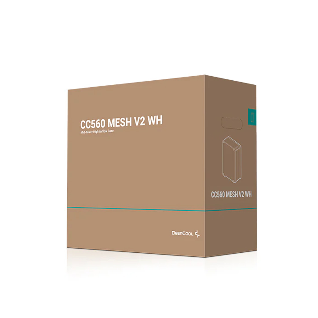 Компьютерный корпус Deepcool CC560 MESH V2 WH без Б/П