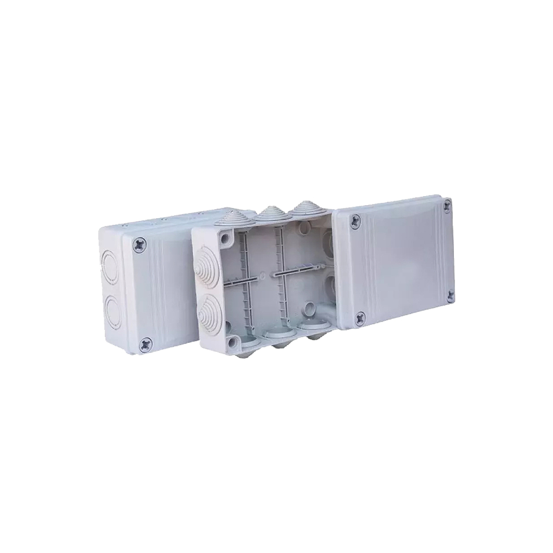 Коробка распаячная KSC 11-307 110х150х50 для открытого монтажа с резиновыми вводами IP55