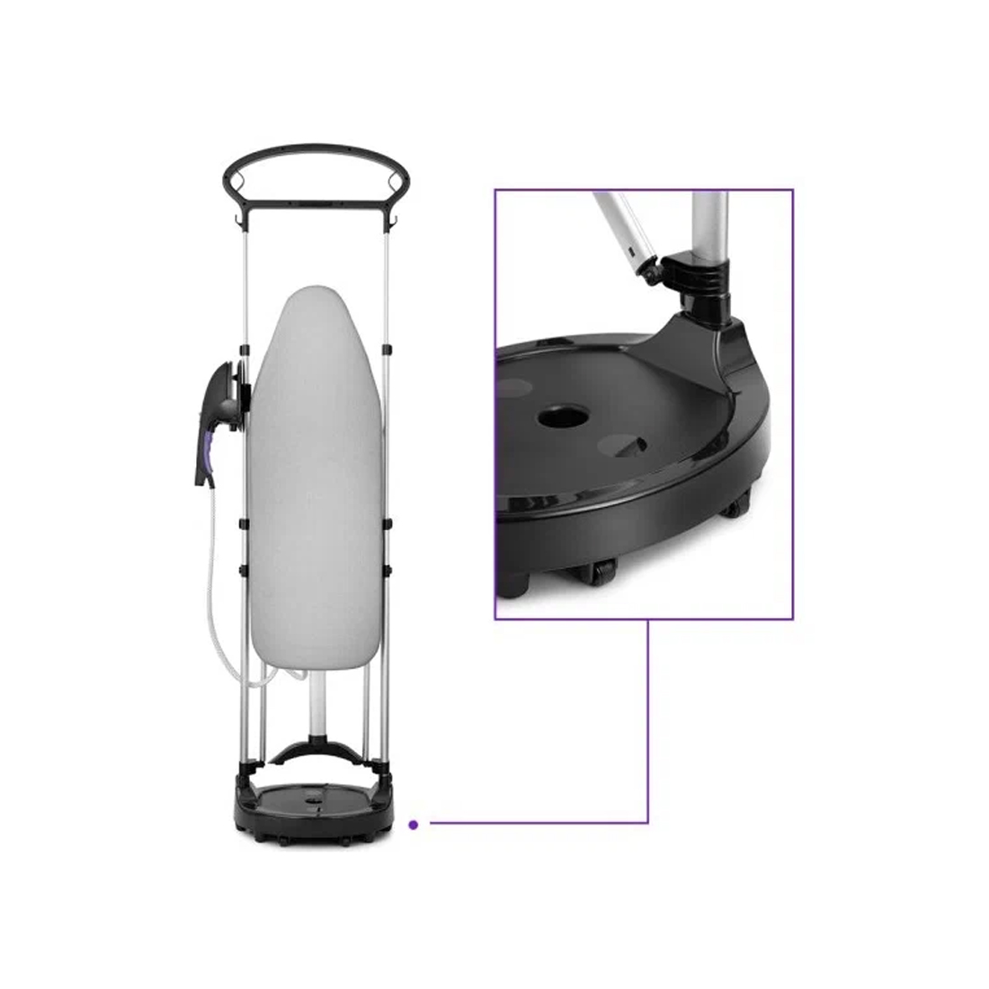 Гладильная система Kitfort КТ-992-1 черно-фиолетовый