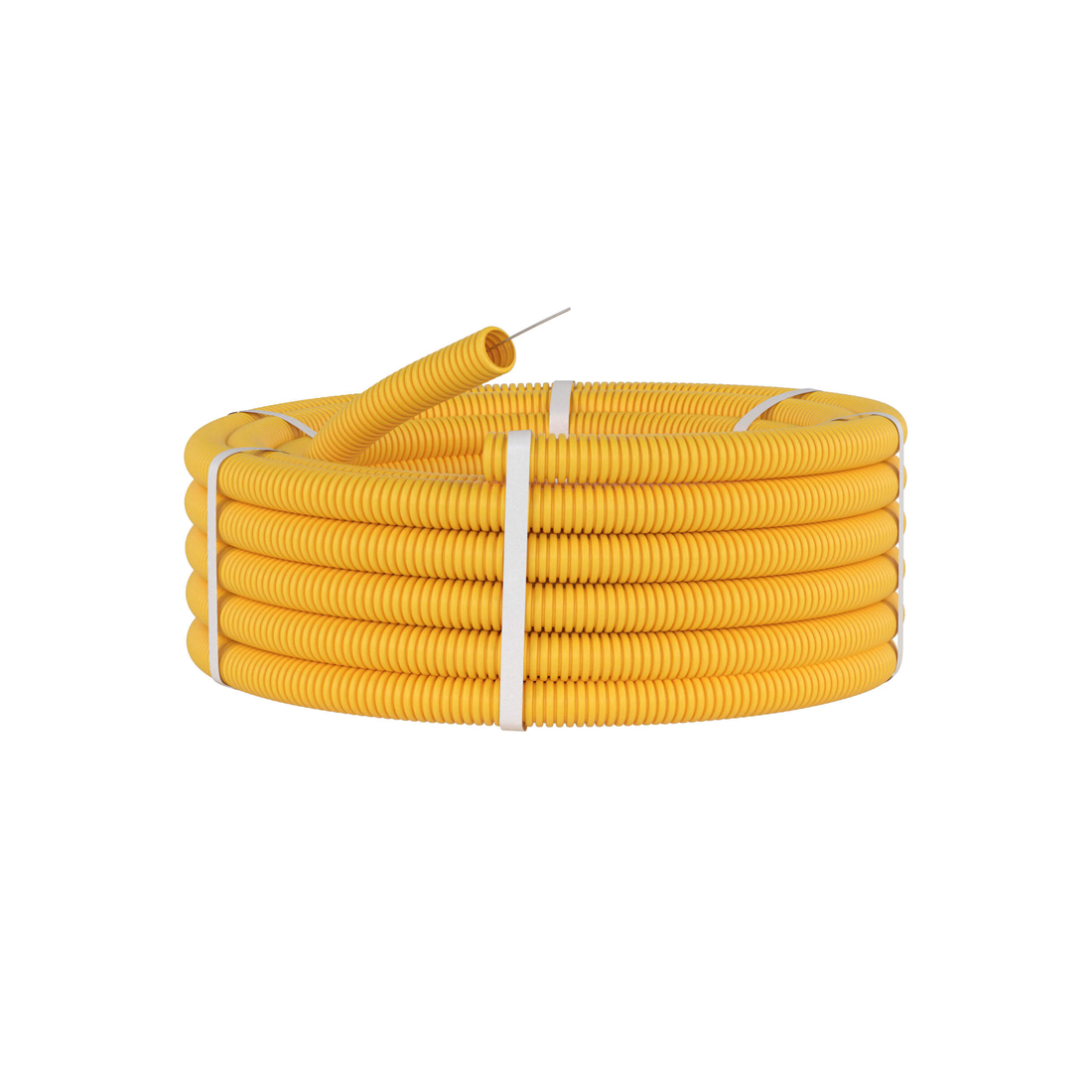 Труба ПВХ гибкая гофрированная DKC 91920Y 20мм желтый