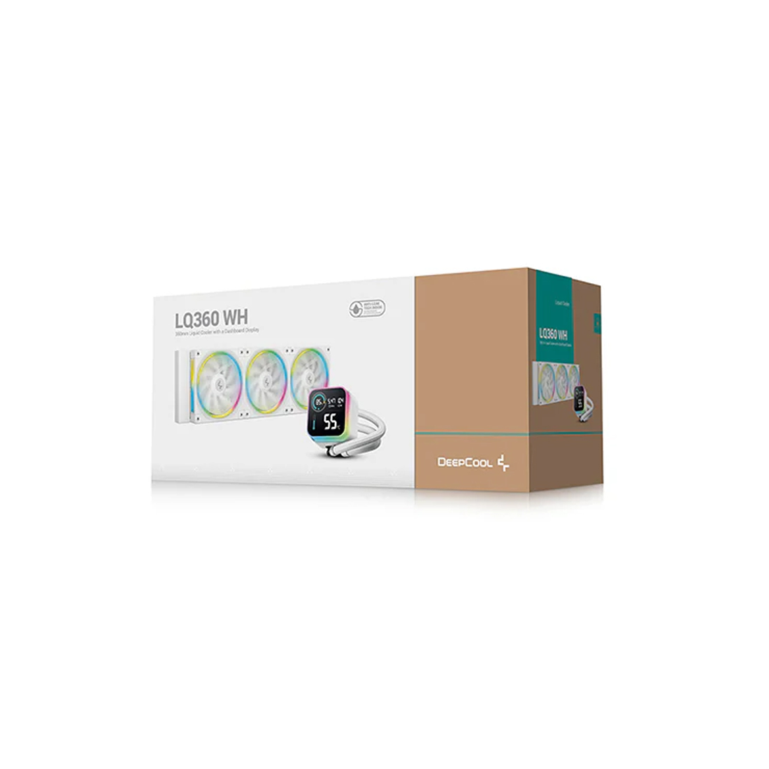 Кулер с водяным охлаждением Deepcool LQ360 WH
