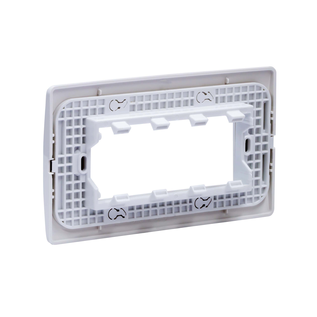 Каркас в сборе с рамкой под 4 модуля VIVA DKC 10245 белая