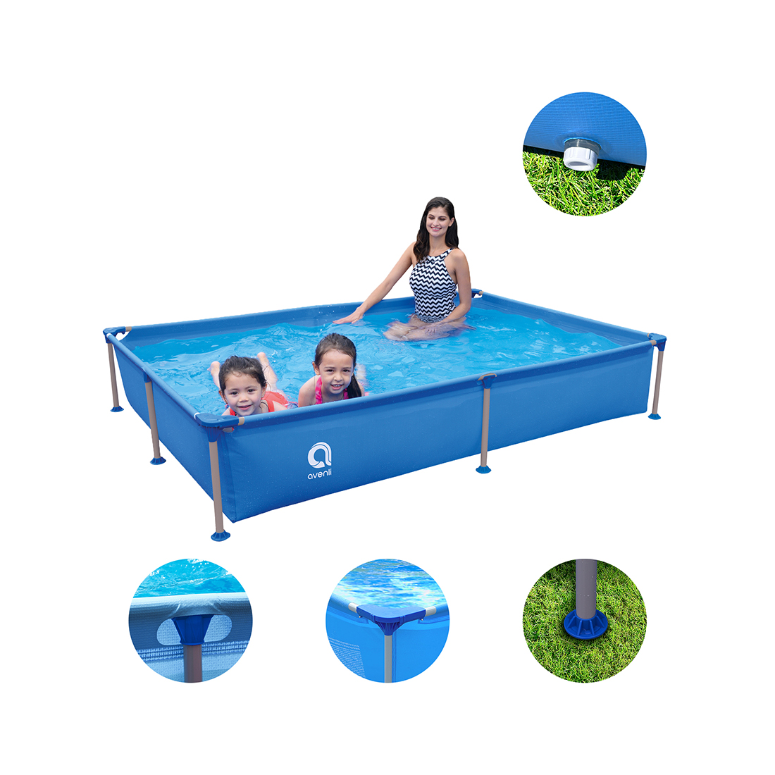 Каркасный бассейн Avenli 17804