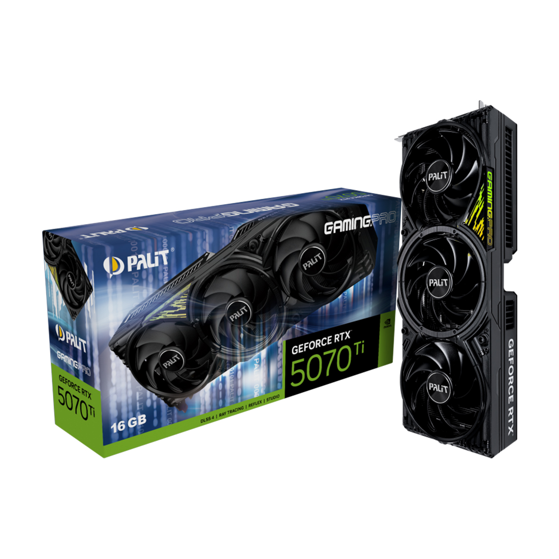 Видеокарта PALIT RTX5070Ti GAMINGPRO 16GB (NE7507T019T2-GB2031A)