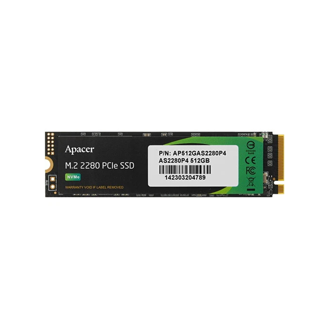 Твердотельный накопитель SSD Apacer AS2280P4 512GB M.2 PCIe BULK