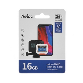 Карта памяти Netac NT02P500STN-016G-S U1/C10 16GB