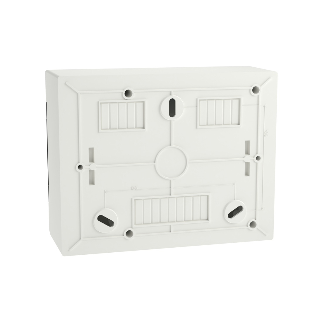 Щит навесной SE EZ9EUC108 8 модулей дымчатая дверь