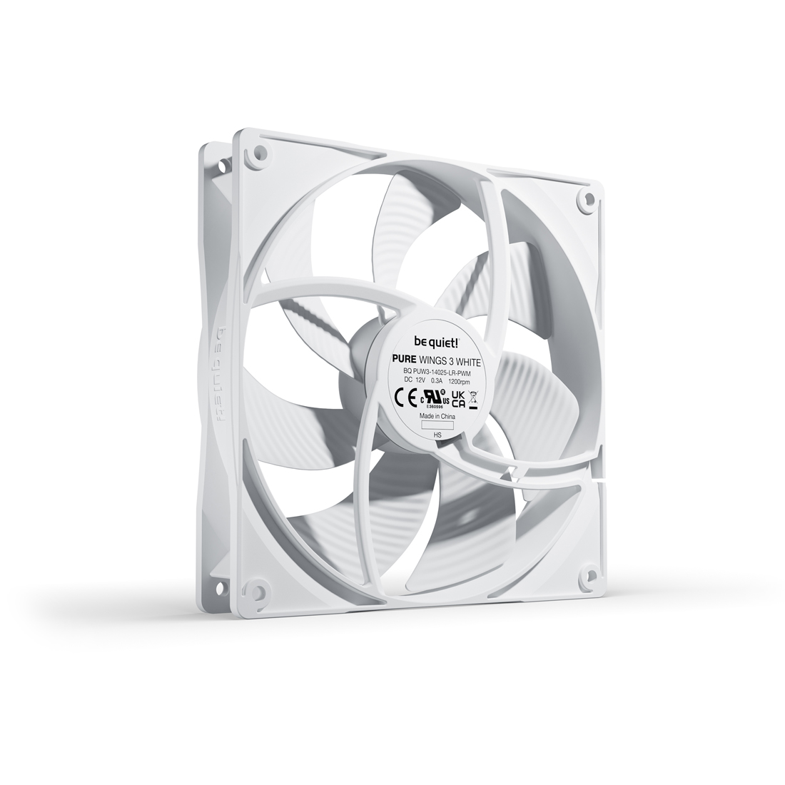 Вентилятор для компьютерного корпуса Bequiet! Pure Wings 3 140mm PWM White