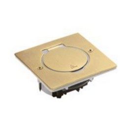 Встраиваемый влагозащитный розеточный лючок Legrand 089710 на 2 модуля Бронза
