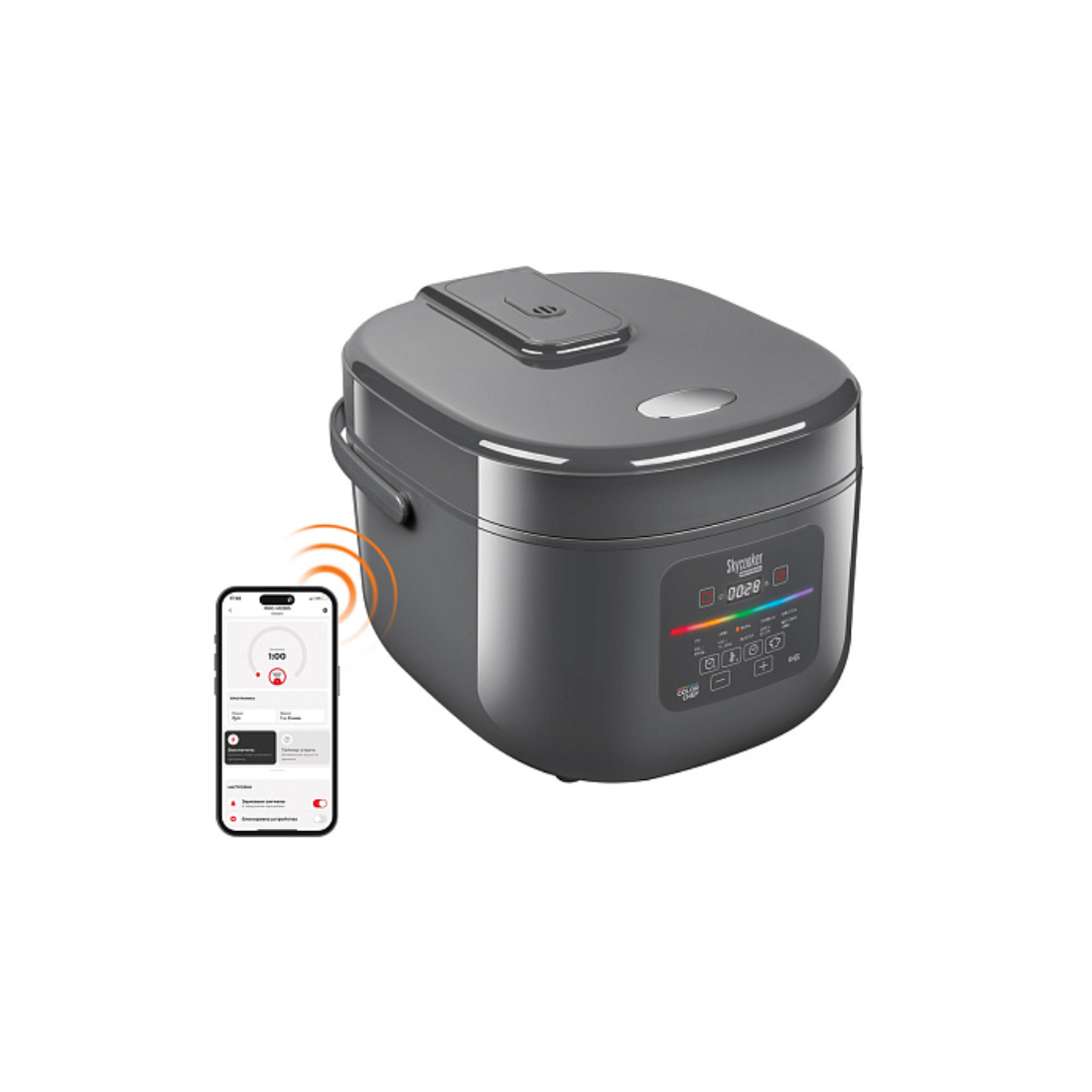 Мультиварка Редмонд MC100S Серый