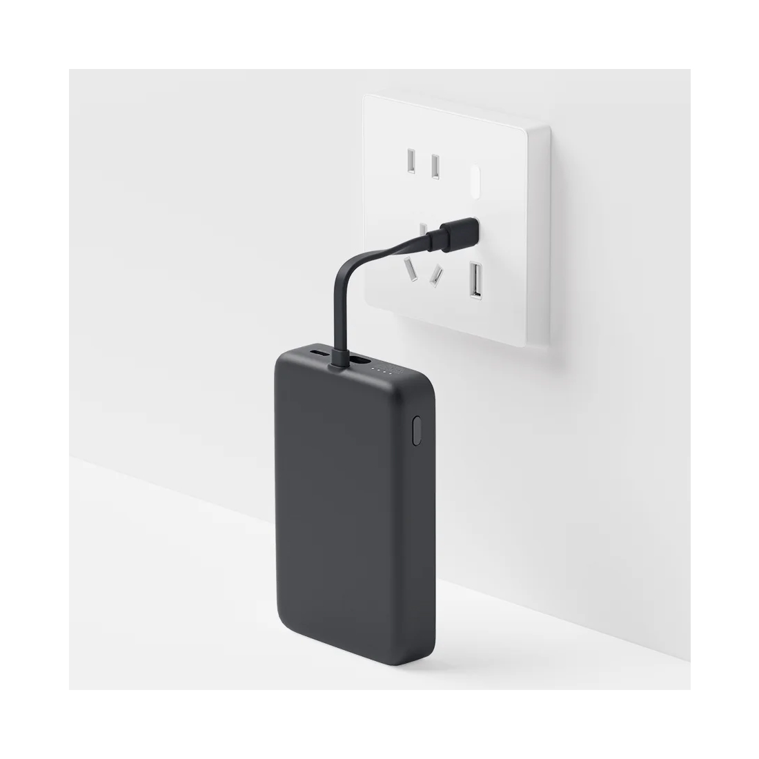 Портативный внешний аккумулятор Xiaomi 33W Magnetic Power Bank 10000mAh (Integrated Cable) Gray