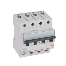 Автоматический выключатель Legrand 404074 4П С 40A TX3 6000 6kA