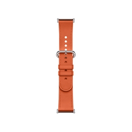 Кожаный сменный браслет Xiaomi Leather Quick Release Strap Coral orange