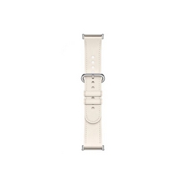 Кожаный сменный браслет Xiaomi Leather Quick Release Strap Cream white