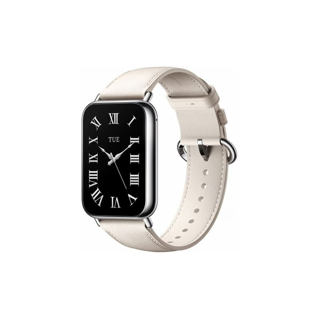 Кожаный сменный браслет Xiaomi Leather Quick Release Strap Cream white