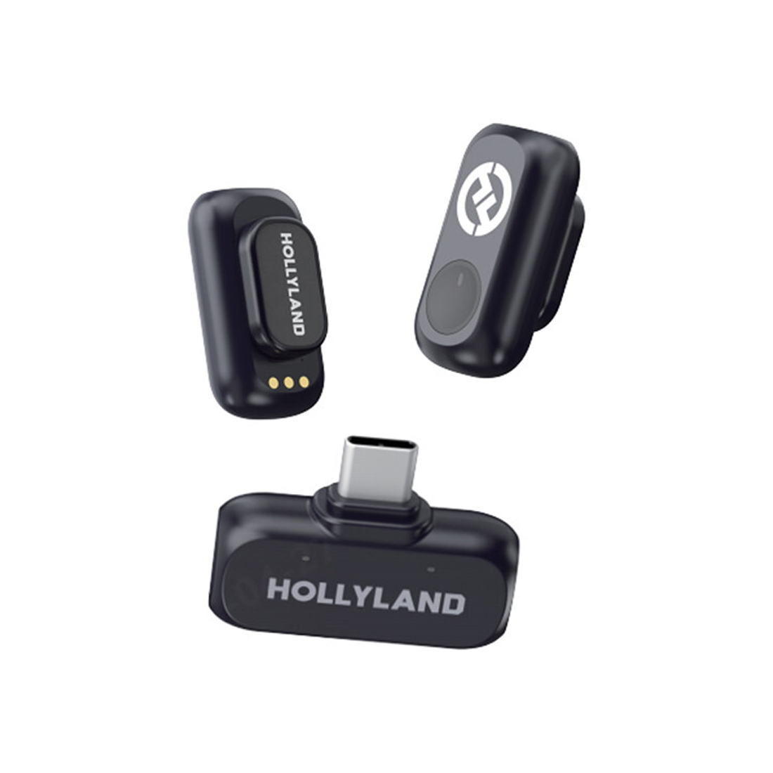 Петличный микрофон Hollyland Lark A1 Mini Duo USB-C Черный