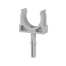Держатель с защелкой и дюбелем DKC 51325 д.25мм