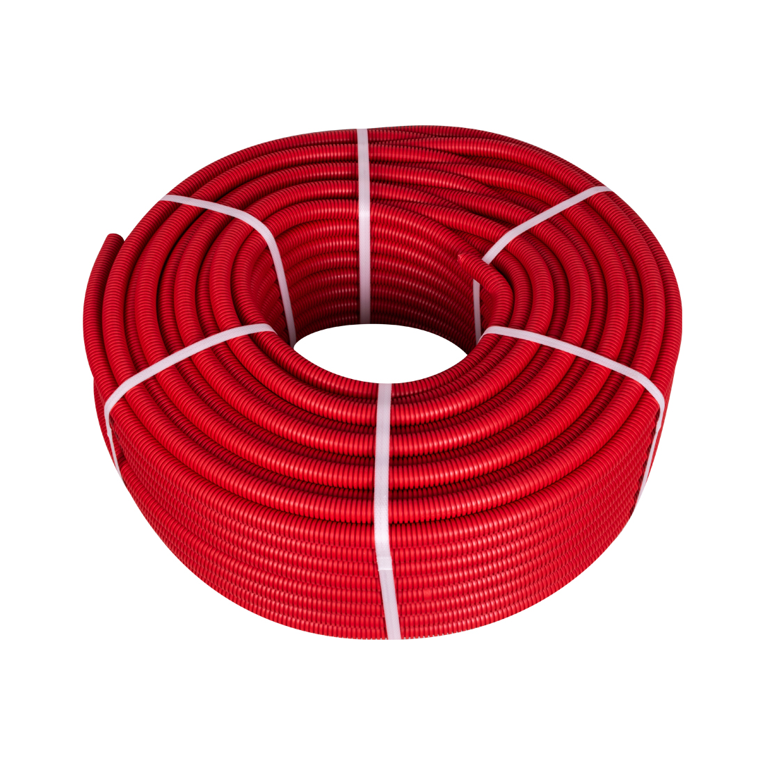 Труба ПВХ гибкая гофрированная DKC 91920R 20мм красный