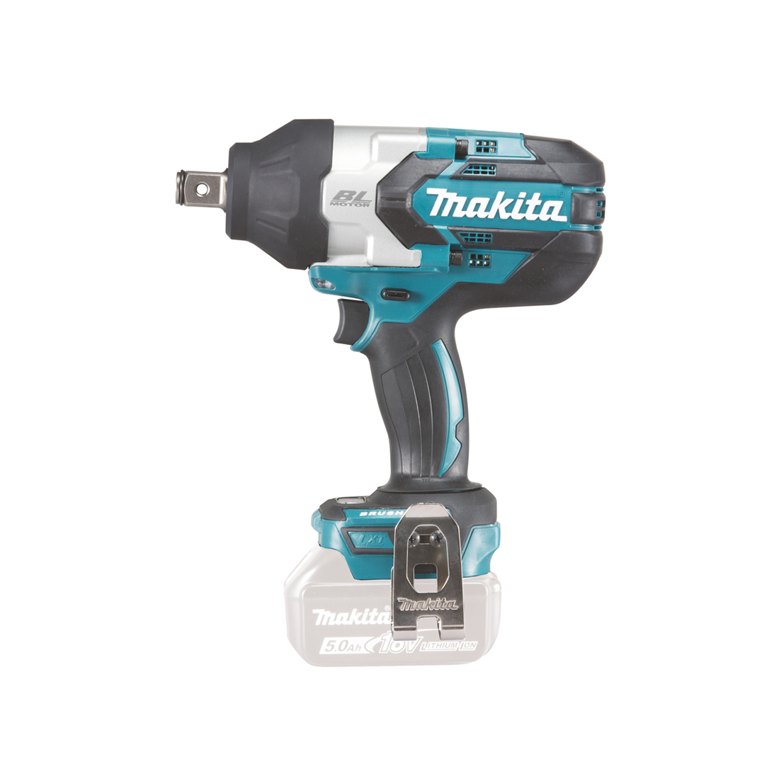 Гайковерт ударный аккумумуляторный Makita LXT BL 18В DTW1001Z