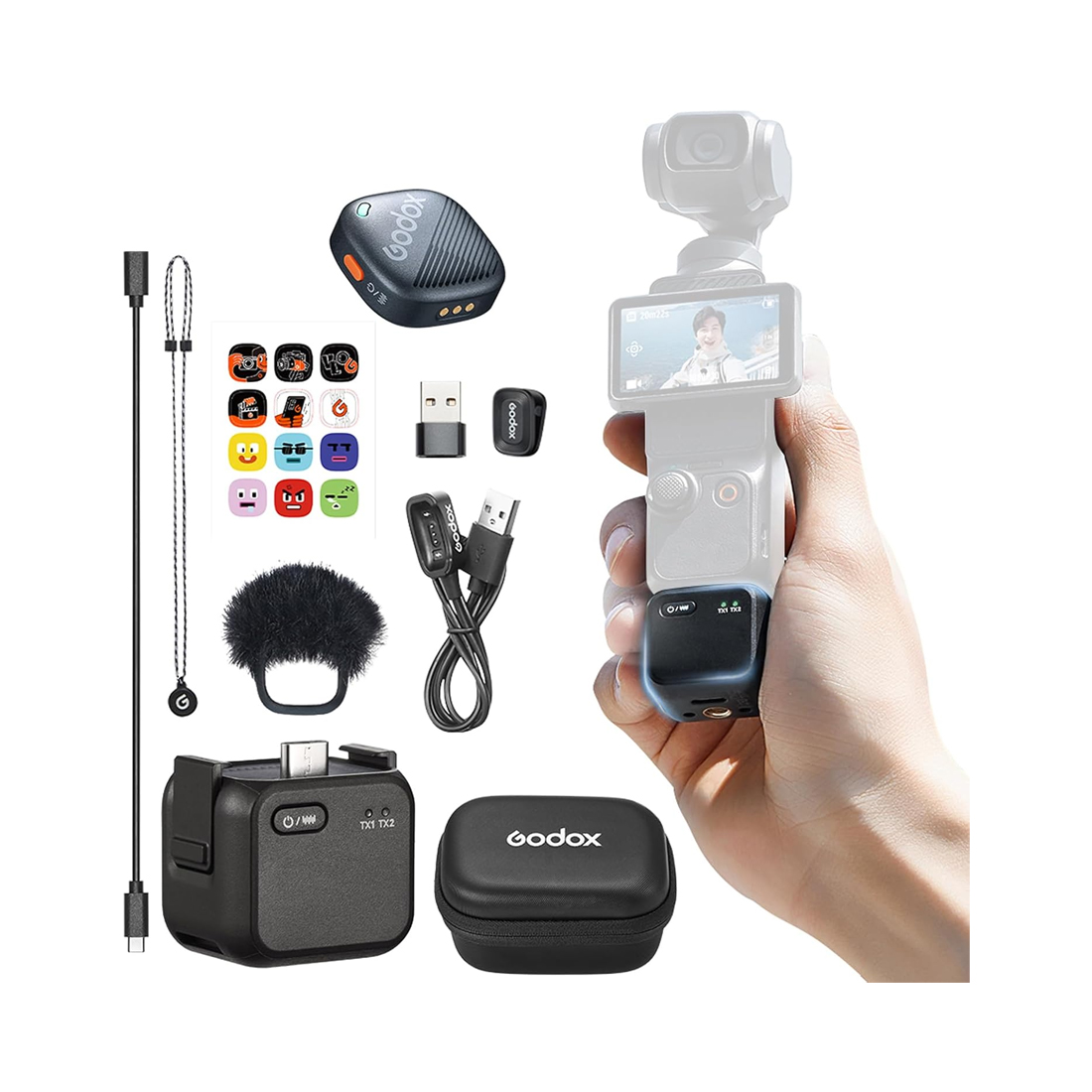 Микрофонная система Godox Cube-OP3