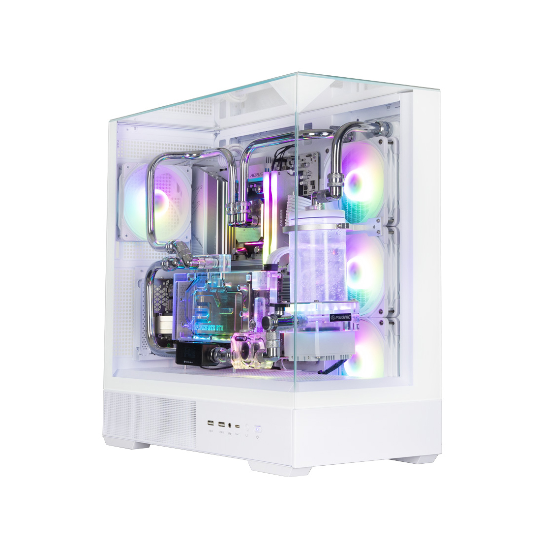 Компьютерный корпус Zalman P40 Prism Plus White без Б/П