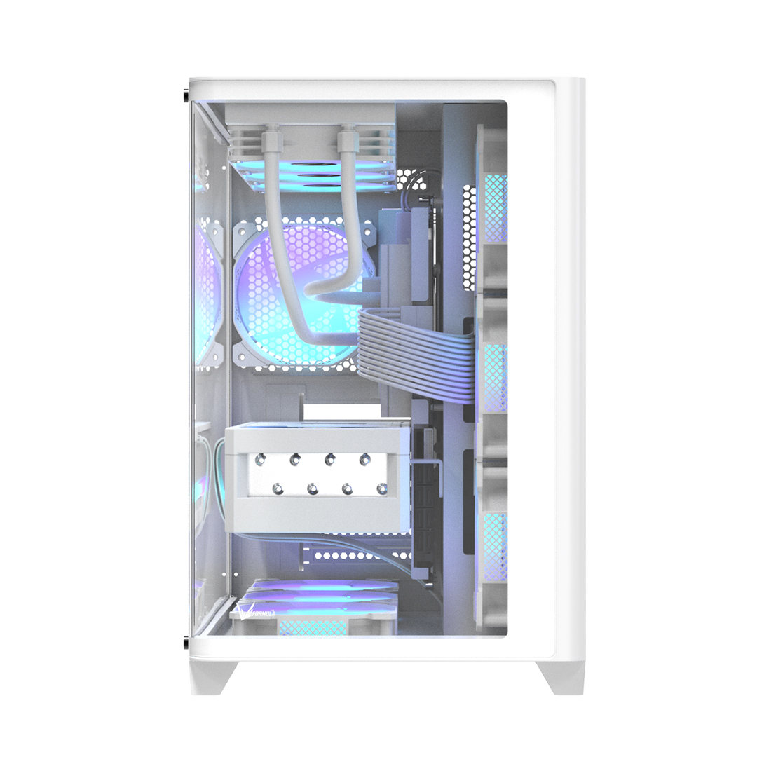 Компьютерный корпус Formula V Crystal U2 Floe White без Б/П