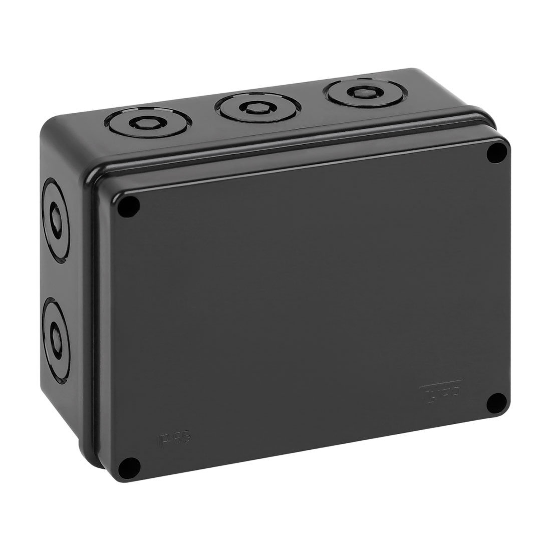 Коробка распаячная ТYCO 67054Ч без гермовводов черная