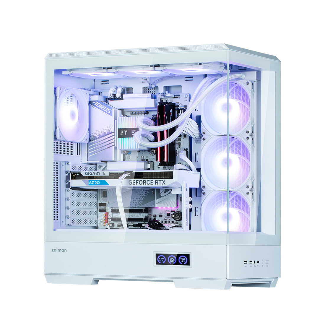 Компьютерный корпус Zalman P50 DS White без Б/П