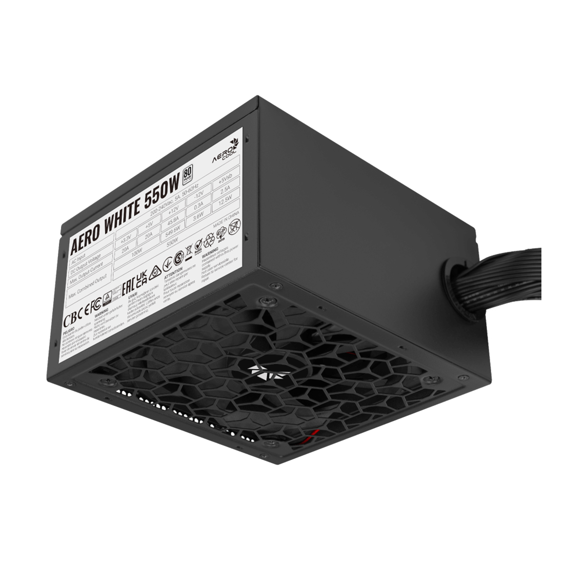 Блок питания Aerocool AERO WHITE 550W