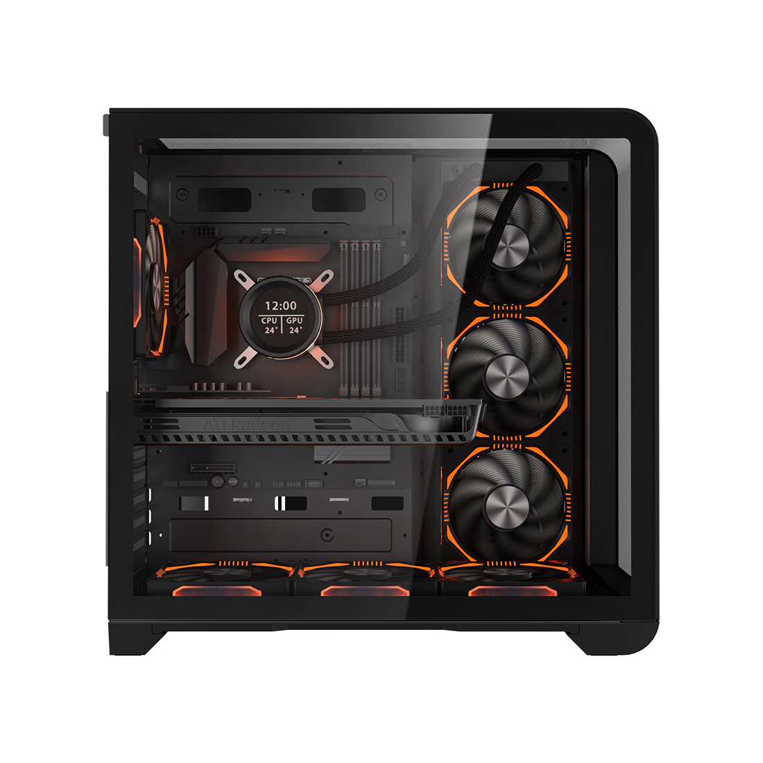 Компьютерный корпус 1STPLAYER RT7 BLACK без Б/П