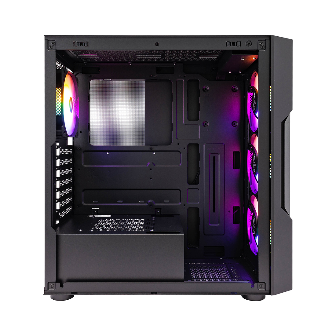 Компьютерный корпус 1STPLAYER T7-P BLACK без Б/П